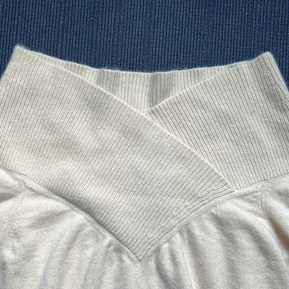 Stella McCartney Off the Shoulder Sweater Dress in Ivory | Size 38 - Picture 13 of 13